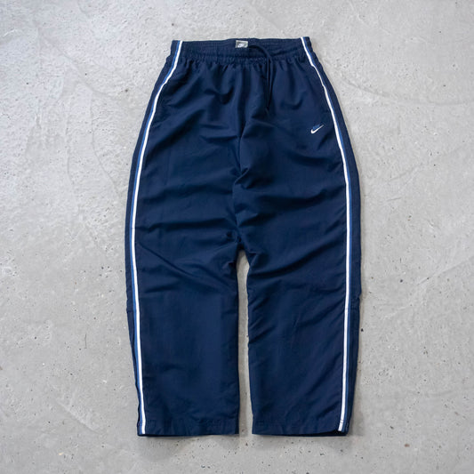 Vintage 2000s Nike Mini Swoosh Striped Track Pants - L