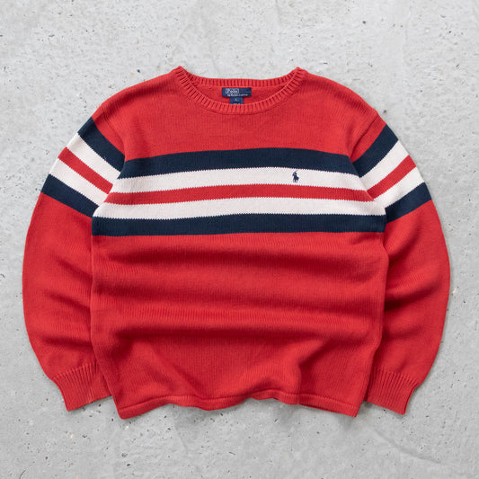 Polo Ralph Lauren Striped Knit Sweater - 90s (S)