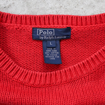 Polo Ralph Lauren Striped Knit Sweater - 90s (S)