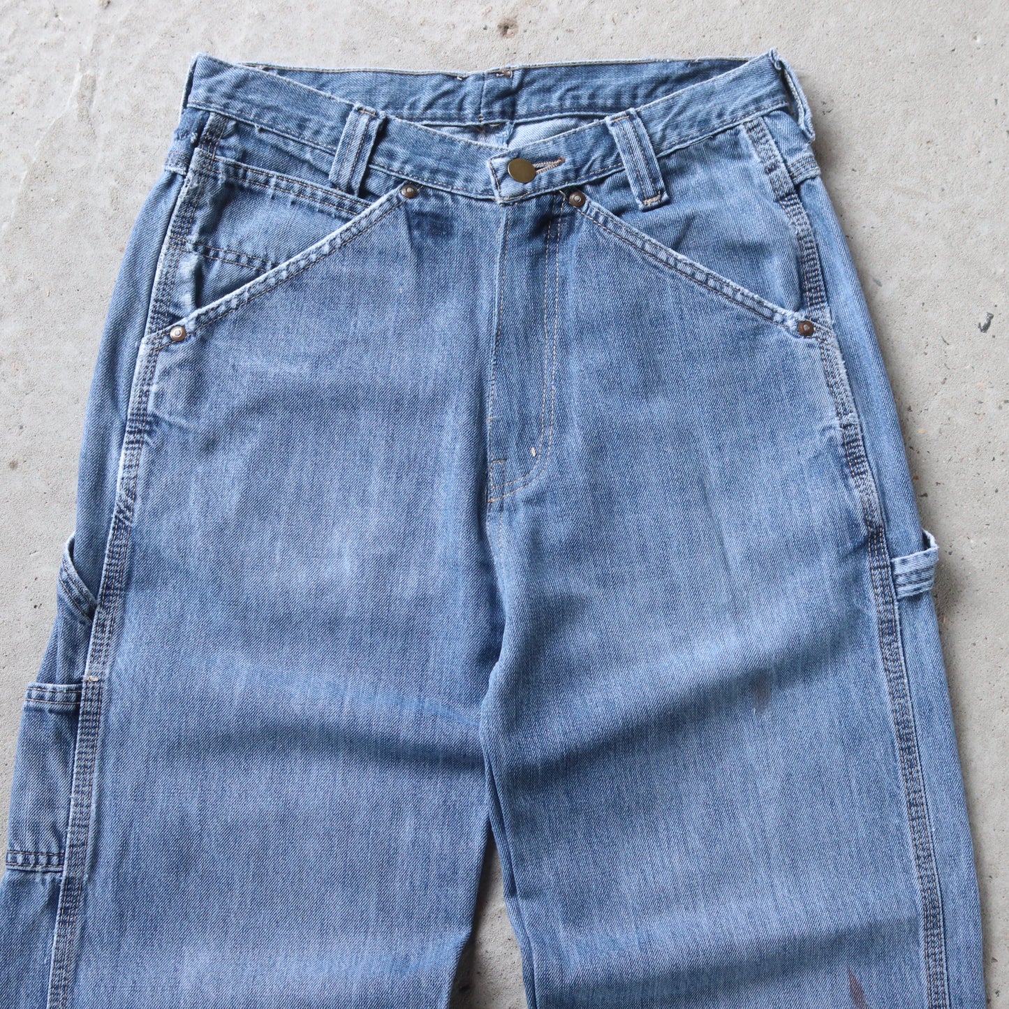 Vintage 90s Lee Denim Carpenter Pants - 28x32