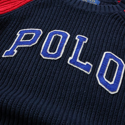 Polo Ralph Lauren Spellout Knit Sweater - 2000s (S)