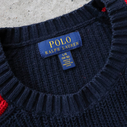 Polo Ralph Lauren Spellout Knit Sweater - 2000s (S)