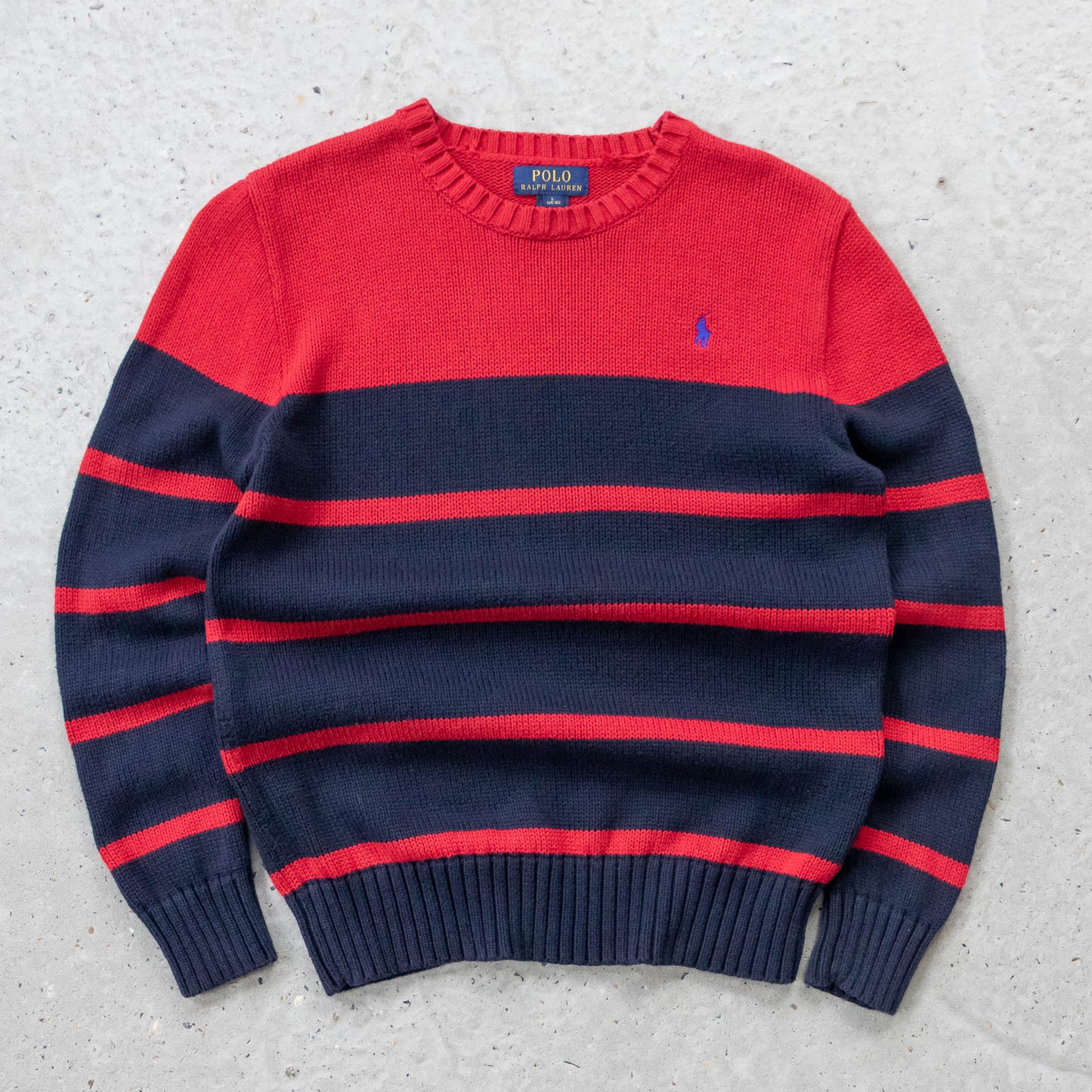Polo Ralph Lauren Striped Knit Sweater - 2000s (Women's S)