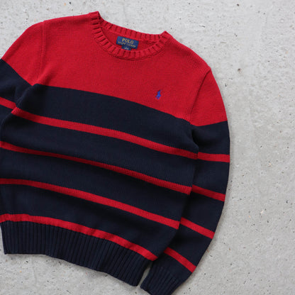 Polo Ralph Lauren Striped Knit Sweater - 2000s (Women's S)