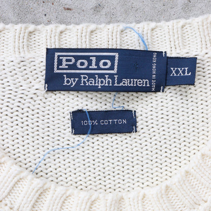 Polo Ralph Lauren Heavy Knit Sweater - 90s (XXL)