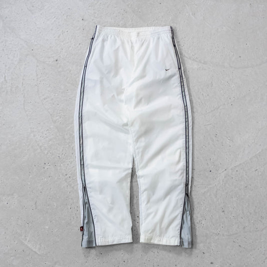 Vintage 2000s Nike Mini Swoosh Striped Track Pants - M - AL Vintage