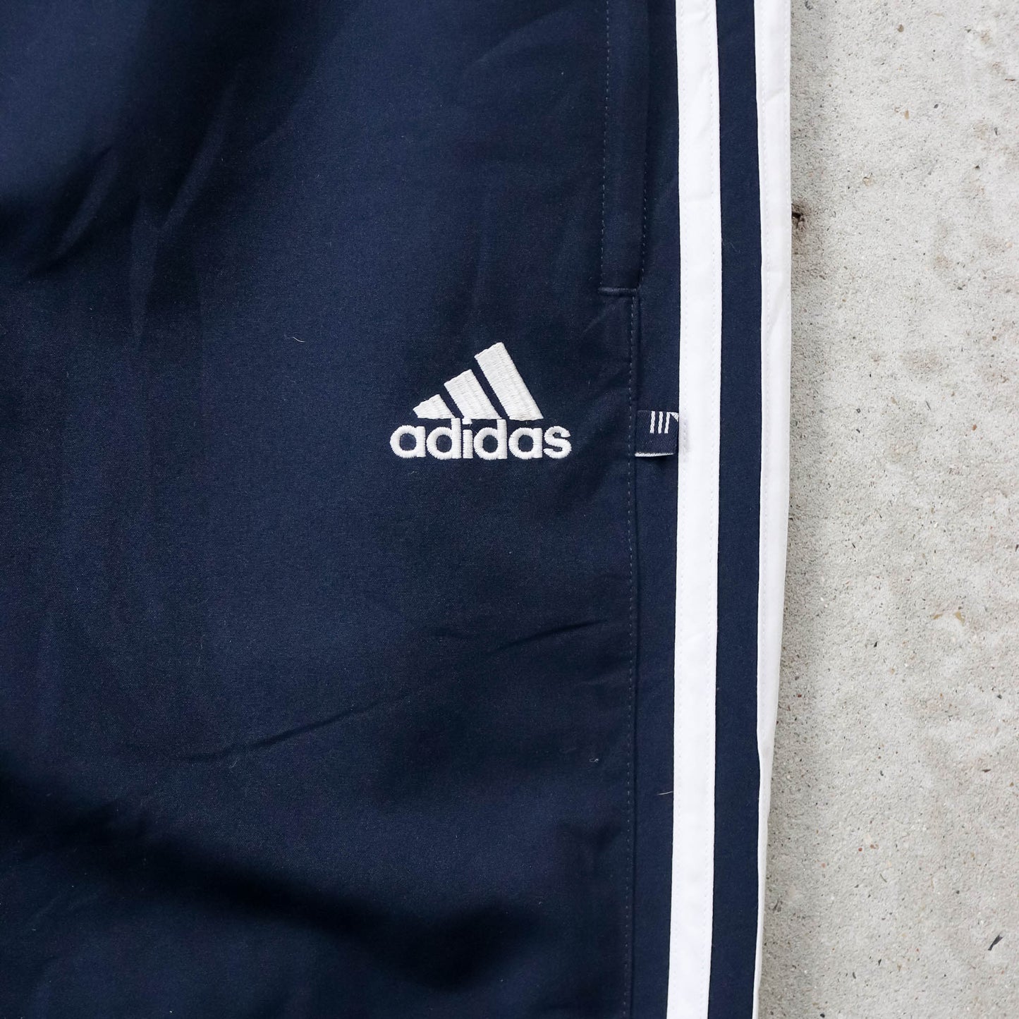 Adidas 3-Stripe Embroidered Track Pants - 2000s (M)