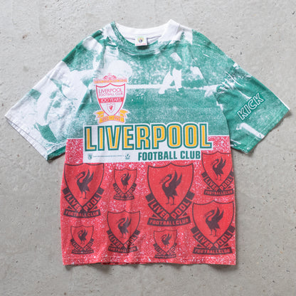 Vintage 1992 Liverpool FC Centenary AOP Tee - XL