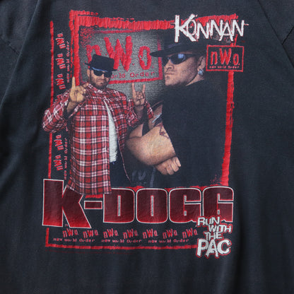 Vintage 1998 Konnan nWo Wolfpac WCW Tee - L