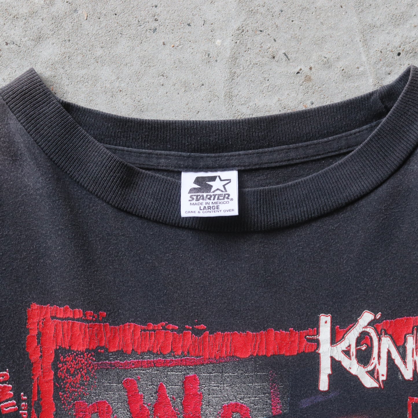 Vintage 1998 Konnan nWo Wolfpac WCW Tee - L