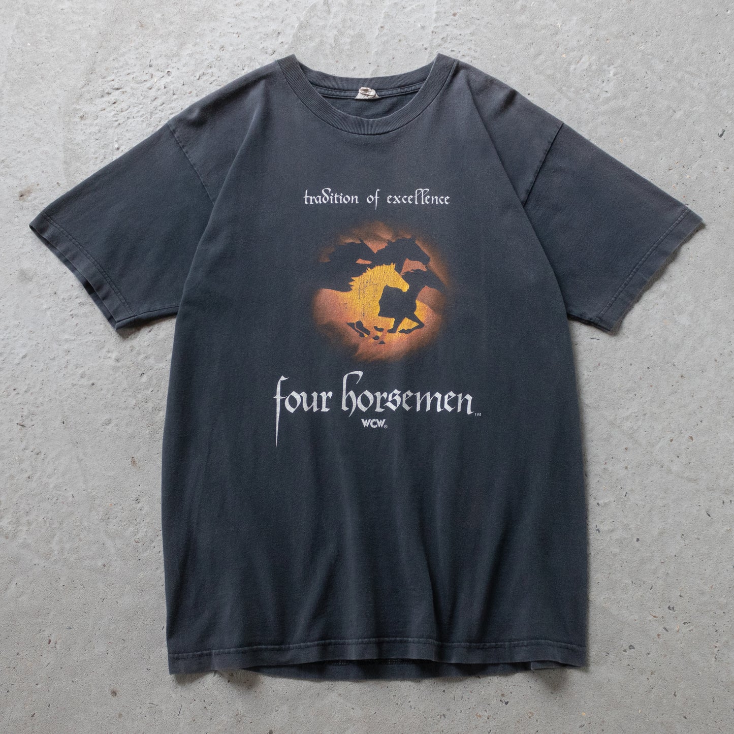 Vintage 1998 Four Horsemen WCW Tee - L