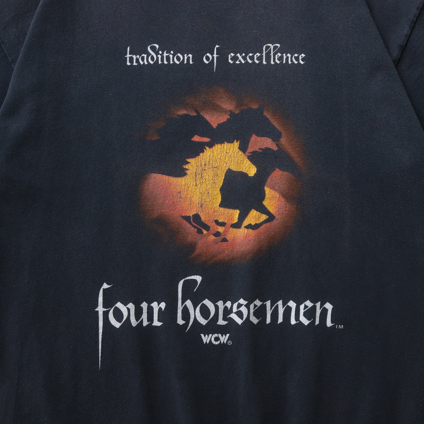 Vintage 1998 Four Horsemen WCW Tee - L