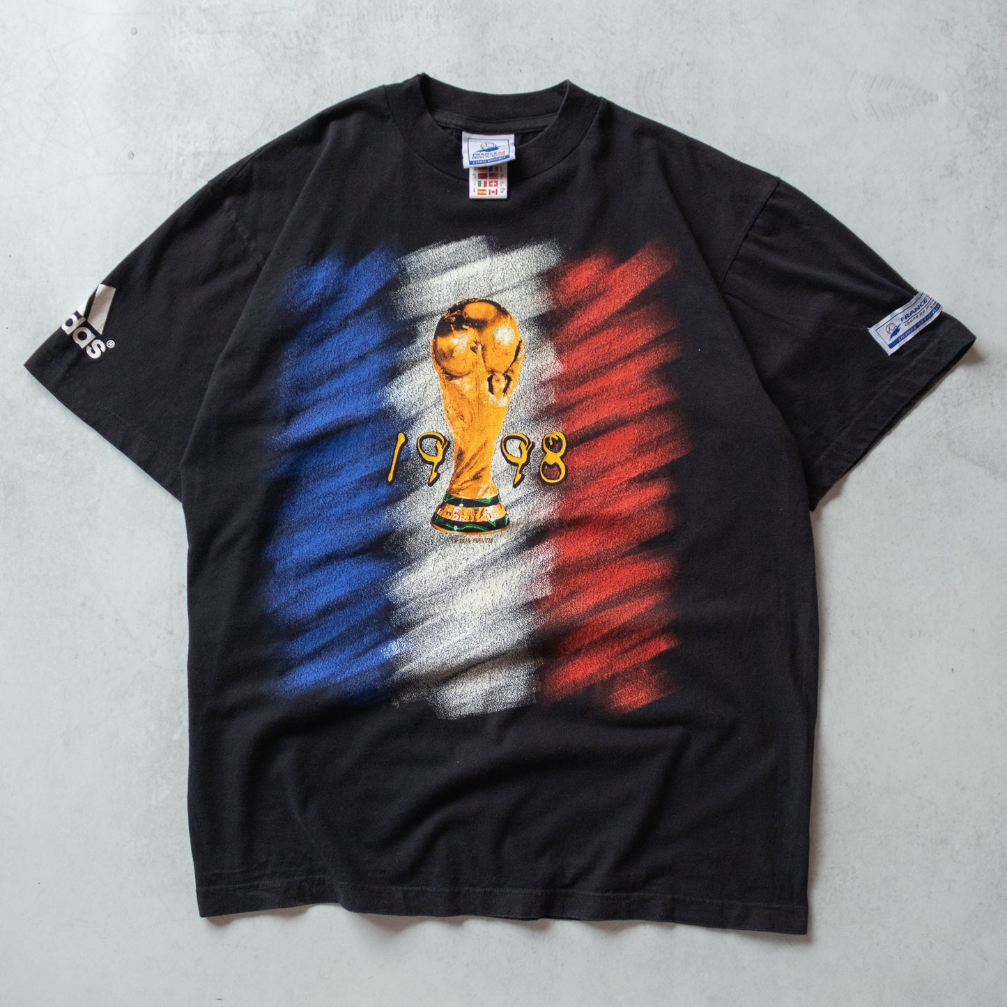 Vintage 1998 FIFA World Cup France Adidas Tee - S