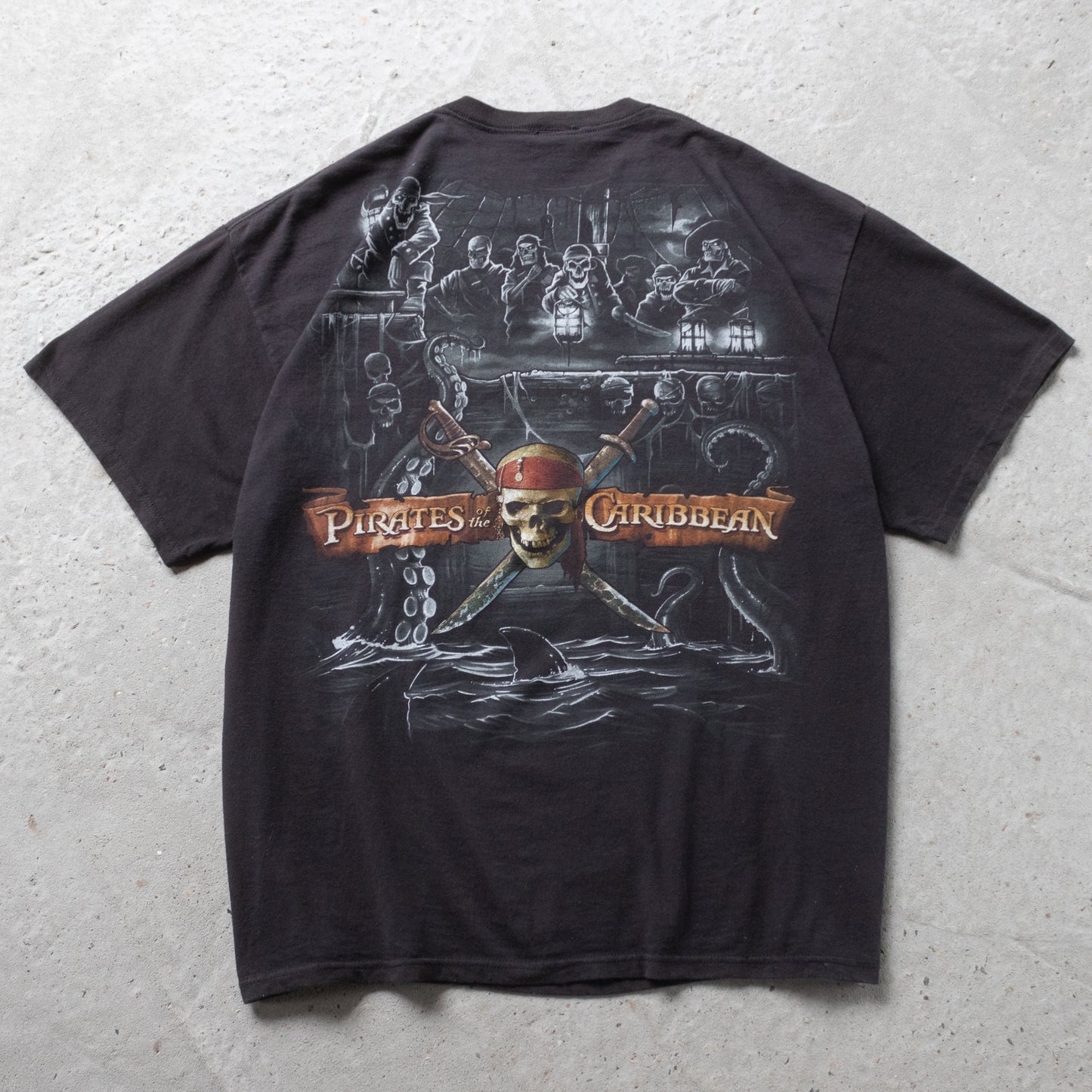 Vintage 2000s Pirates of The Caribbean Promo Tee - XL