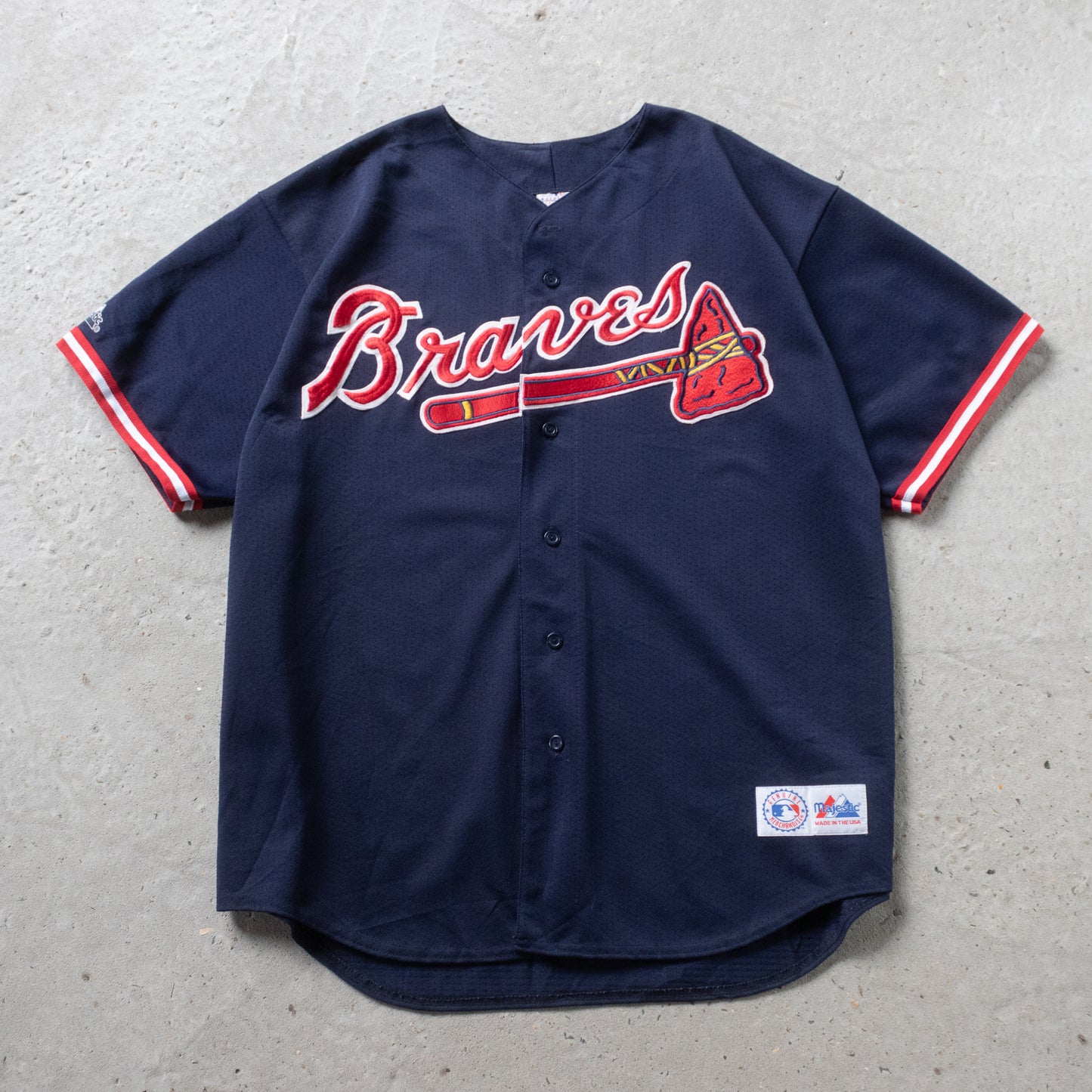 Vintage 90s Atlanta Braves Majestic MLB Jersey - XXL