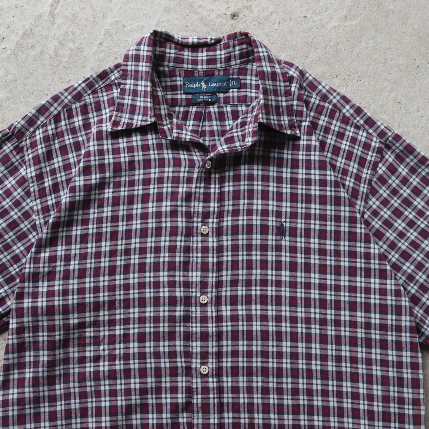 Vintage 90s Polo Ralph Lauren Button Up Shirt - L