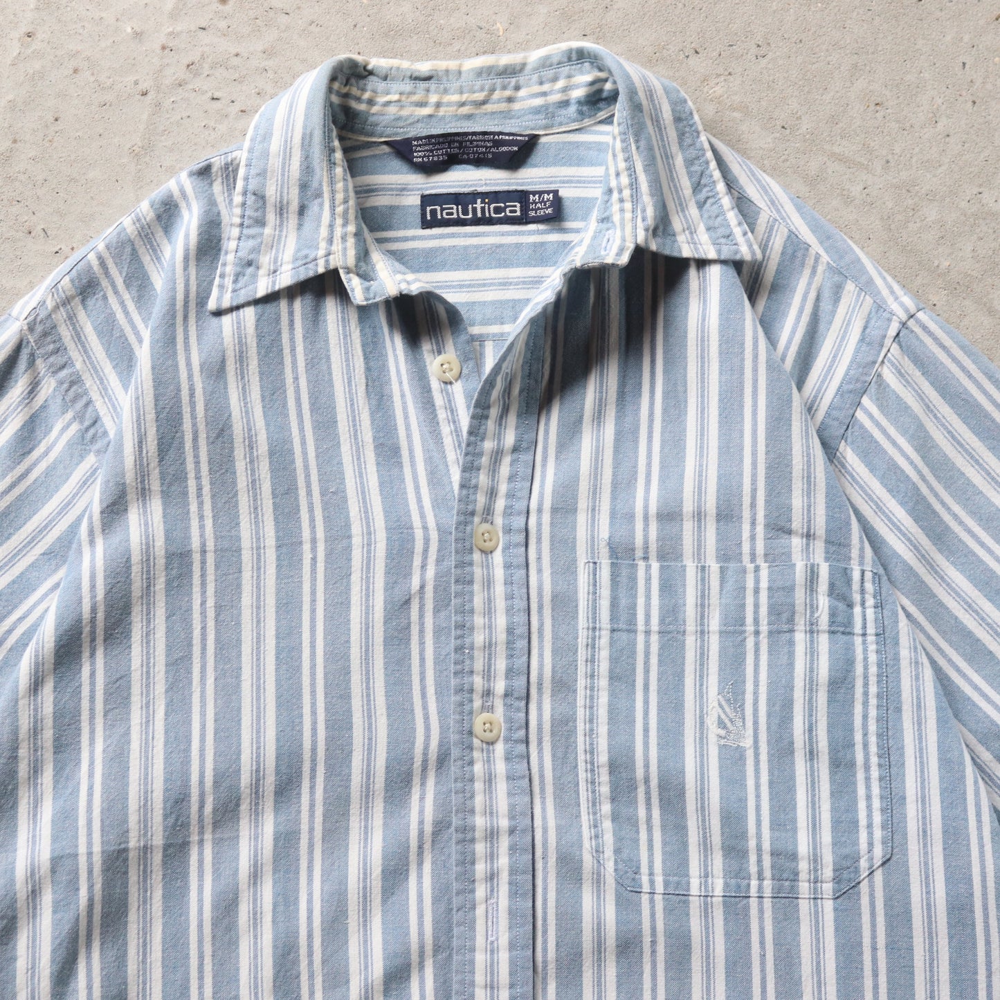 Vintage 90s Nautica Button Up Shirt - L