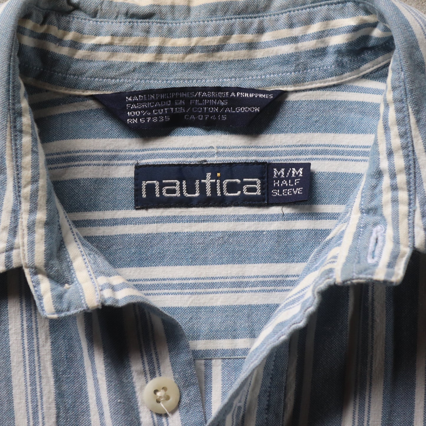 Vintage 90s Nautica Button Up Shirt - L