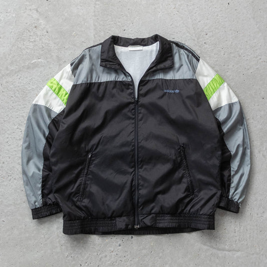 Vintage 80s Adidas Panelled Track Jacket - L - AL Vintage