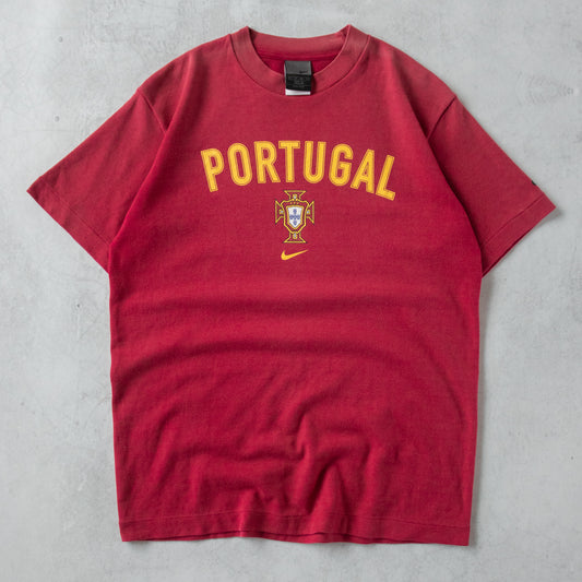 Vintage 90s Portugal Luis Figo Nike Tee - S