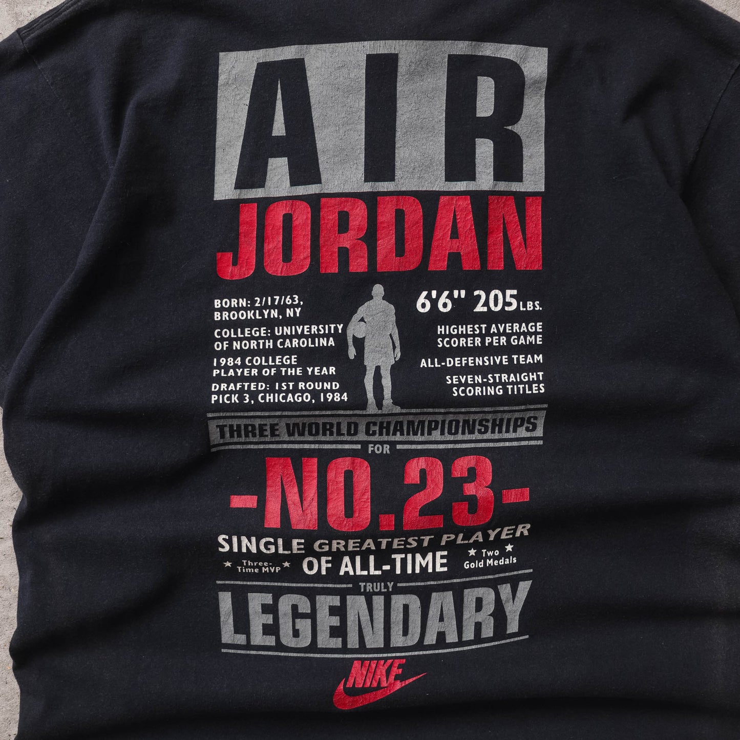 Vintage 90s Nike Air Jordan Legendary Tee - XL