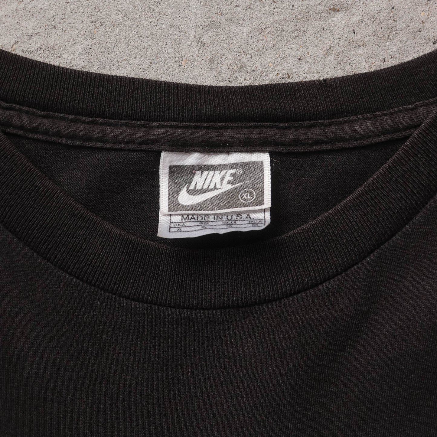 Vintage 90s Nike Basketball Swoosh Tee - XL