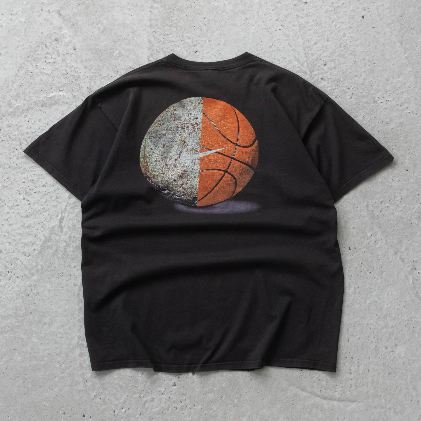 Vintage 90s Nike Basketball Swoosh Tee - XL