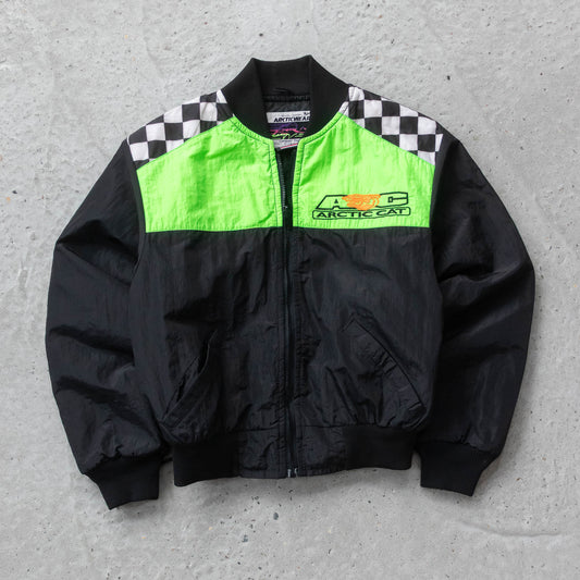 Vintage 90s Arctic Cat Racing Quilted Jacket - Women's XS - AL Vintage