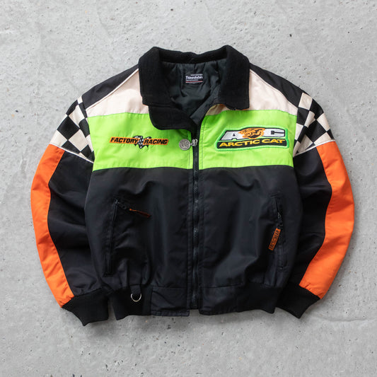 Vintage 90s Arctic Cat Racing Quilted Jacket - Women's XS