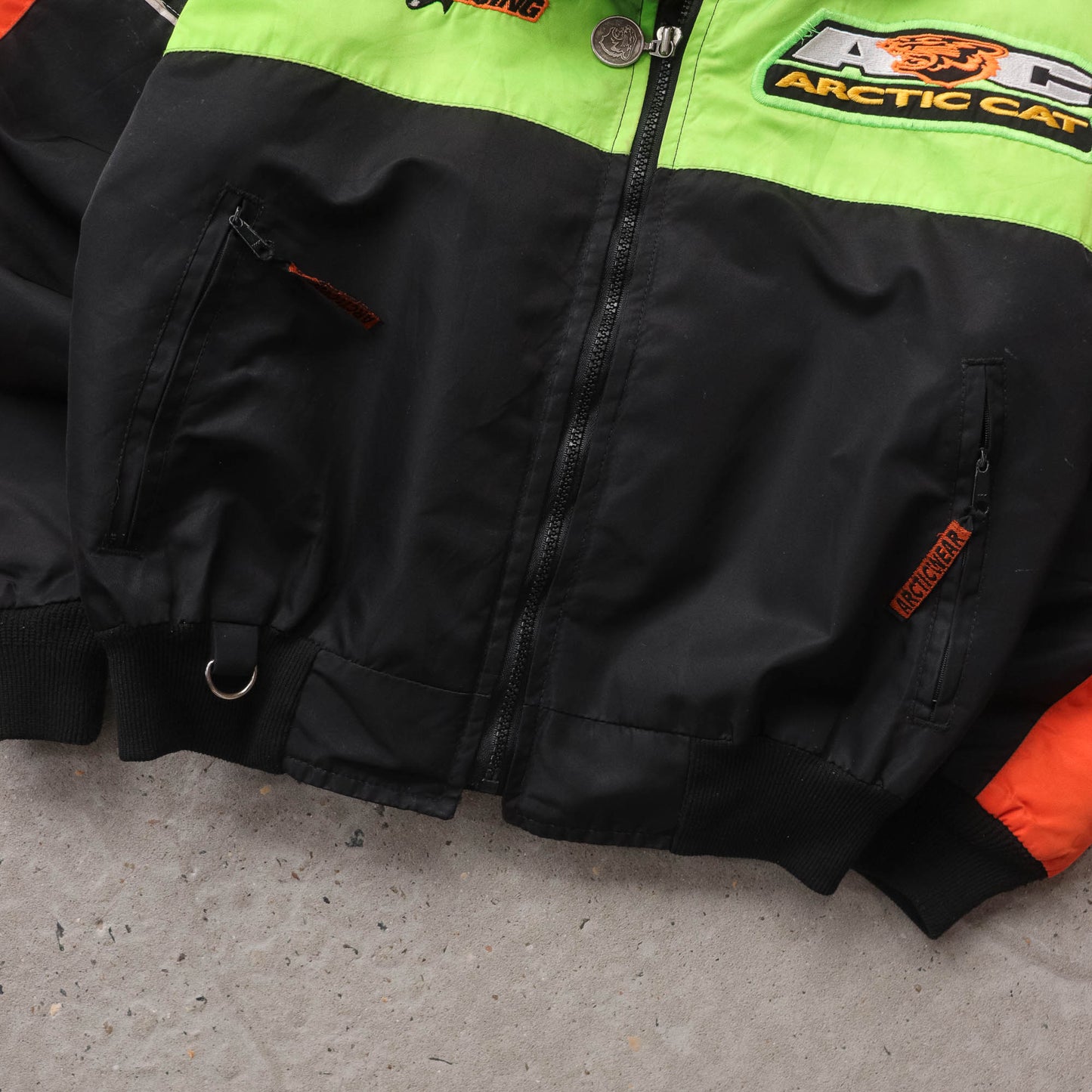 Vintage 90s Arctic Cat Racing Quilted Jacket - Women's XS