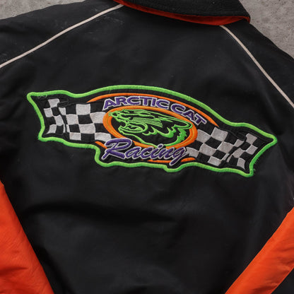 Vintage 90s Arctic Cat Racing Quilted Jacket - Women's XS