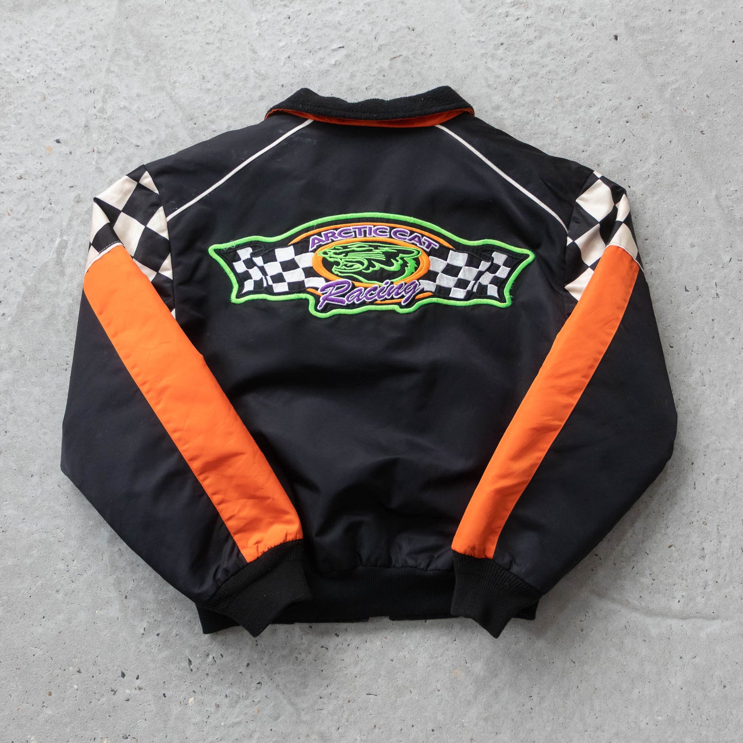 Vintage 90s Arctic Cat Racing Quilted Jacket - Women's XS