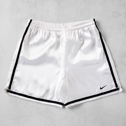 Vintage Nike Swoosh Embroidered Football Shorts - M
