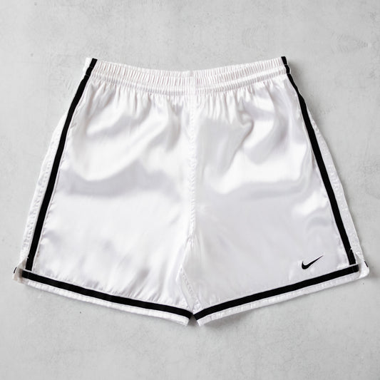 Vintage Nike Swoosh Embroidered Football Shorts - M