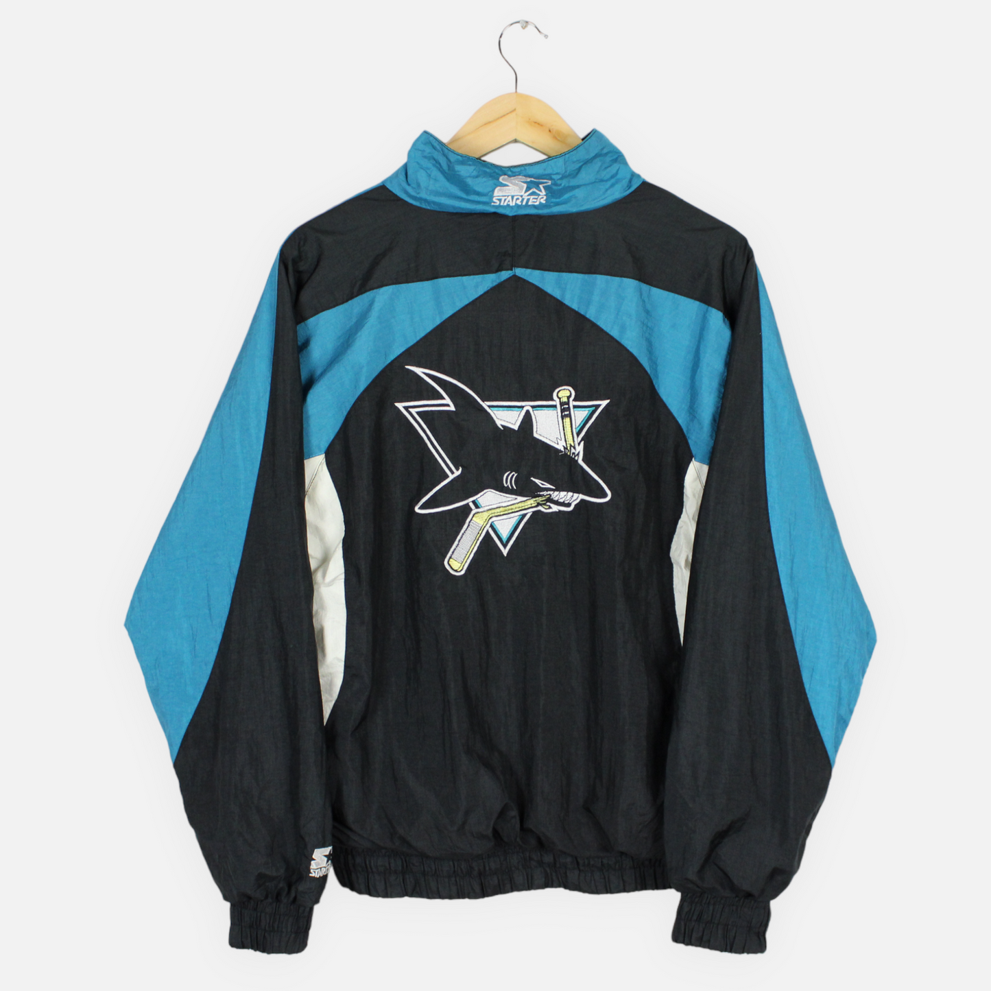 Vintage San Jose Sharks NHL Starter Jacket - M