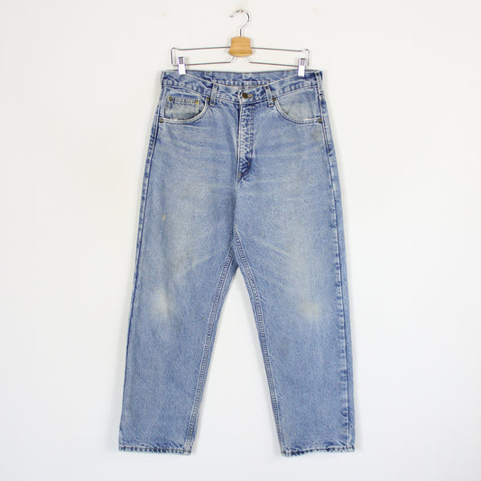 Vintage Carhartt Flannel Lined Denim Jeans - 34x30