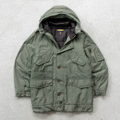 Ralph Lauren Rugby Quilted Military Parka Jacket - 2000s (M)