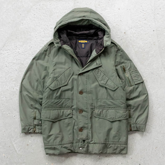 Ralph Lauren Rugby Quilted Military Parka Jacket - 2000s (M)