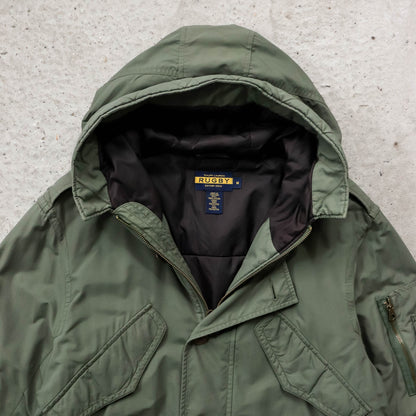 Ralph Lauren Rugby Quilted Military Parka Jacket - 2000s (M)