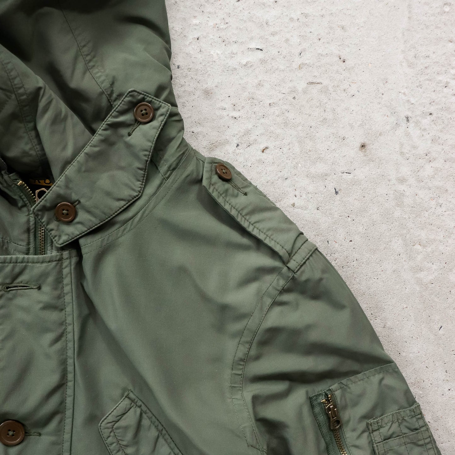 Ralph Lauren Rugby Quilted Military Parka Jacket - 2000s (M)