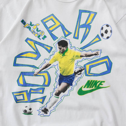 Vintage 90s Nike Romario Brazil Football Tee - M