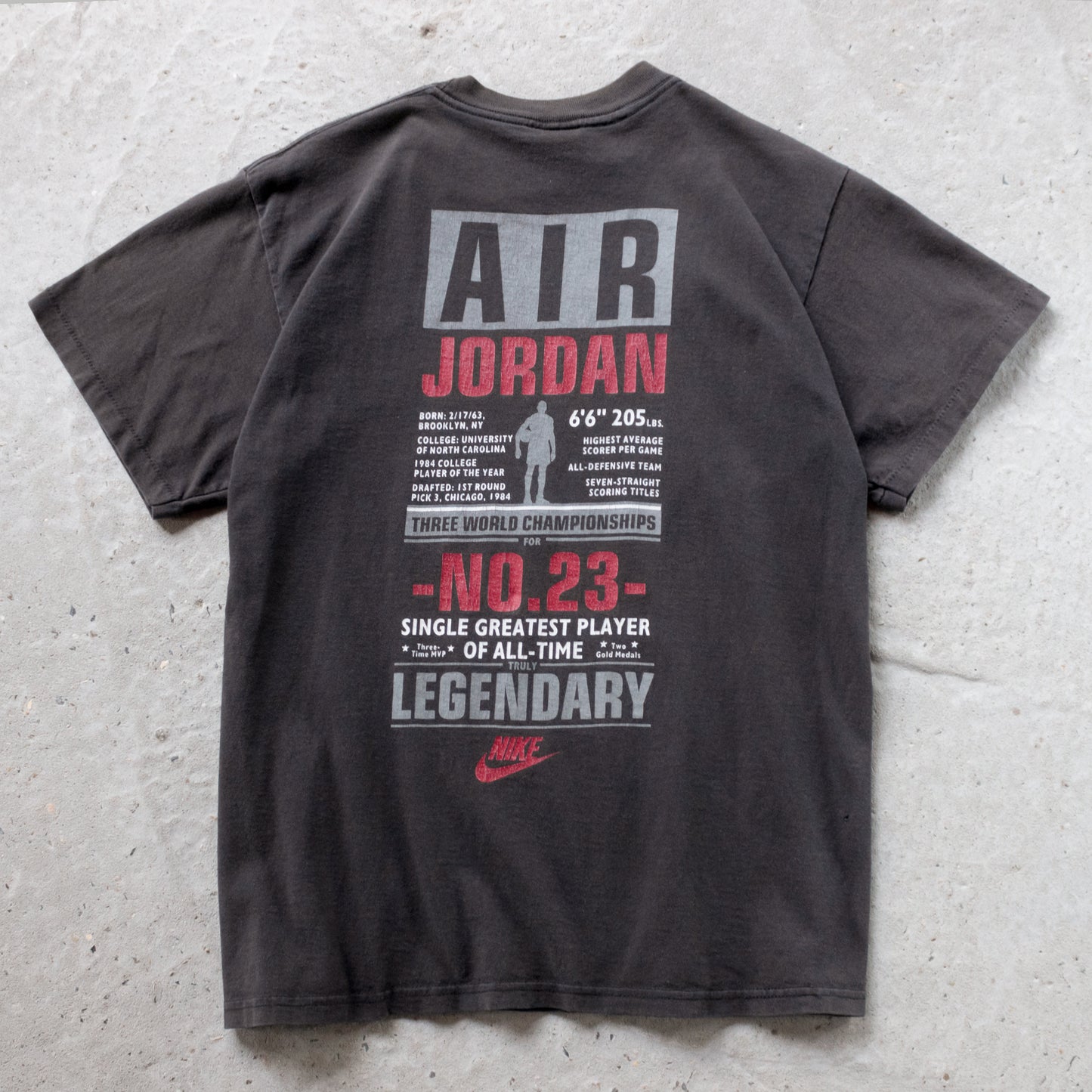 Vintage 90s Nike Air Jordan Greatest of All Time Tee - S