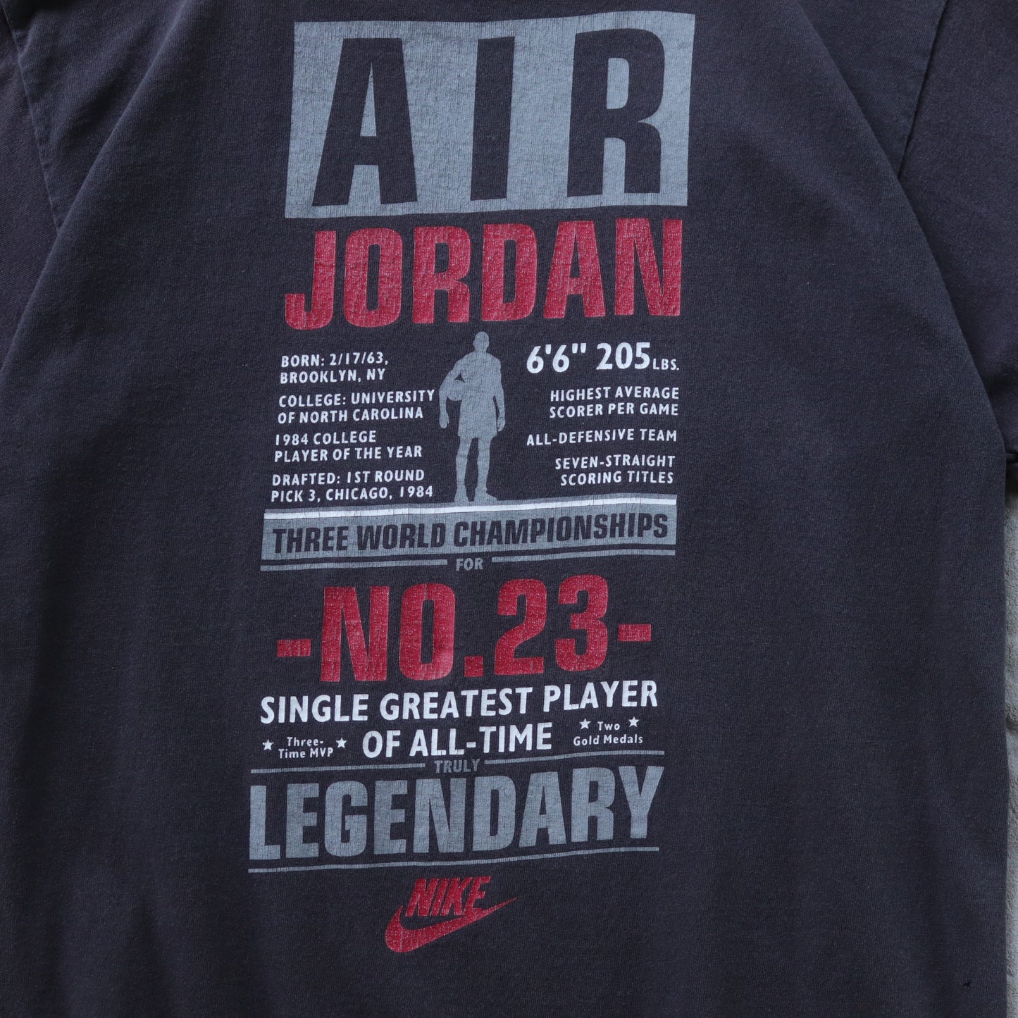 Vintage 90s Nike Air Jordan Greatest of All Time Tee - S