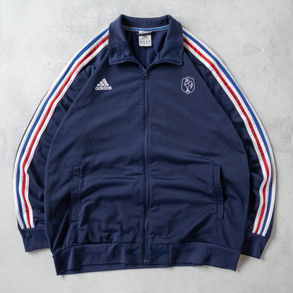 Vintage France Adidas Football Track Jacket - XXL