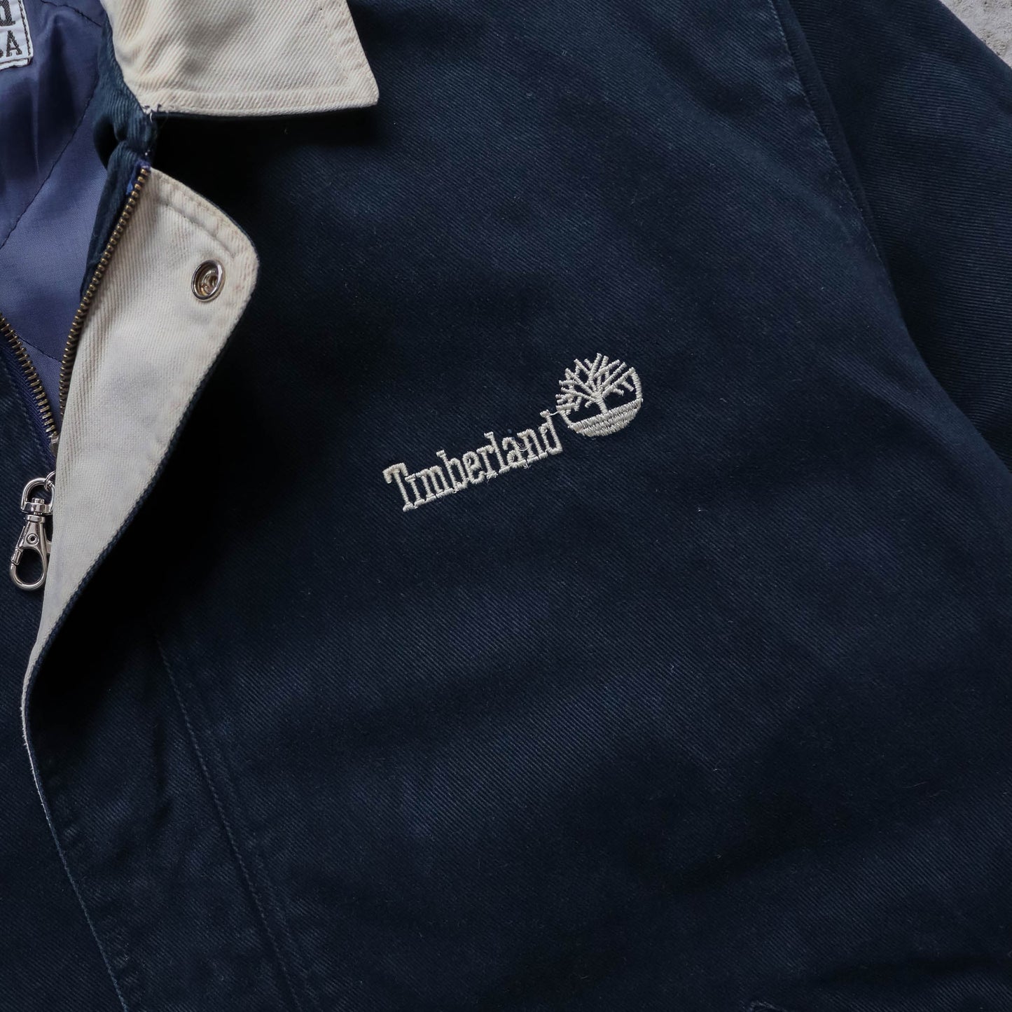 Timberland Quilted Canvas Workwear Jacket - 90s (L)