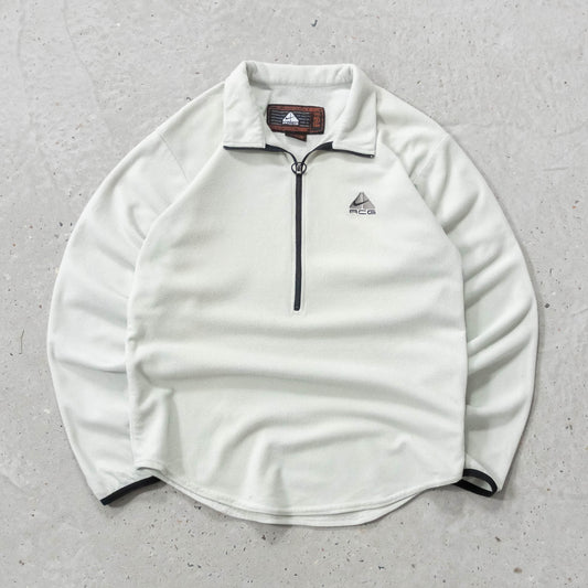 Vintage 90s Nike ACG Half Zip Fleece Pullover - M