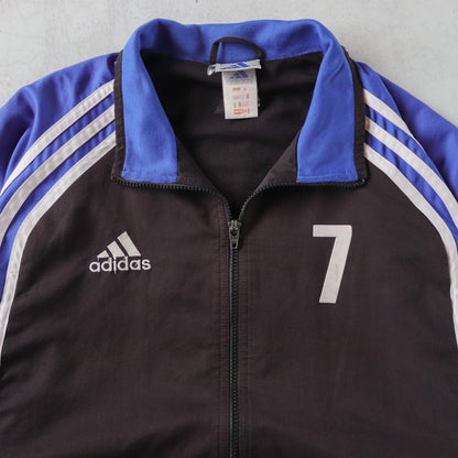 Vintage Adidas Football Two-Tone Track Jacket - L