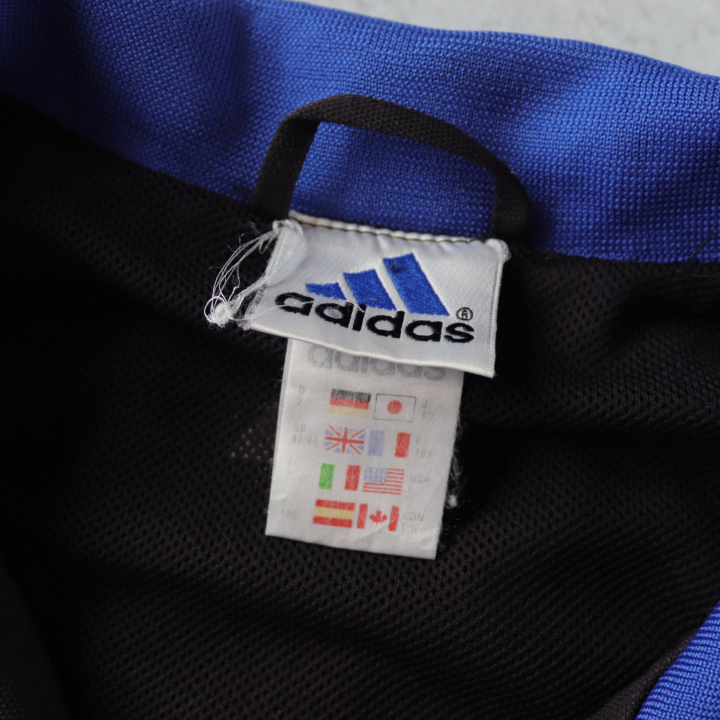 Vintage Adidas Football Two-Tone Track Jacket - L