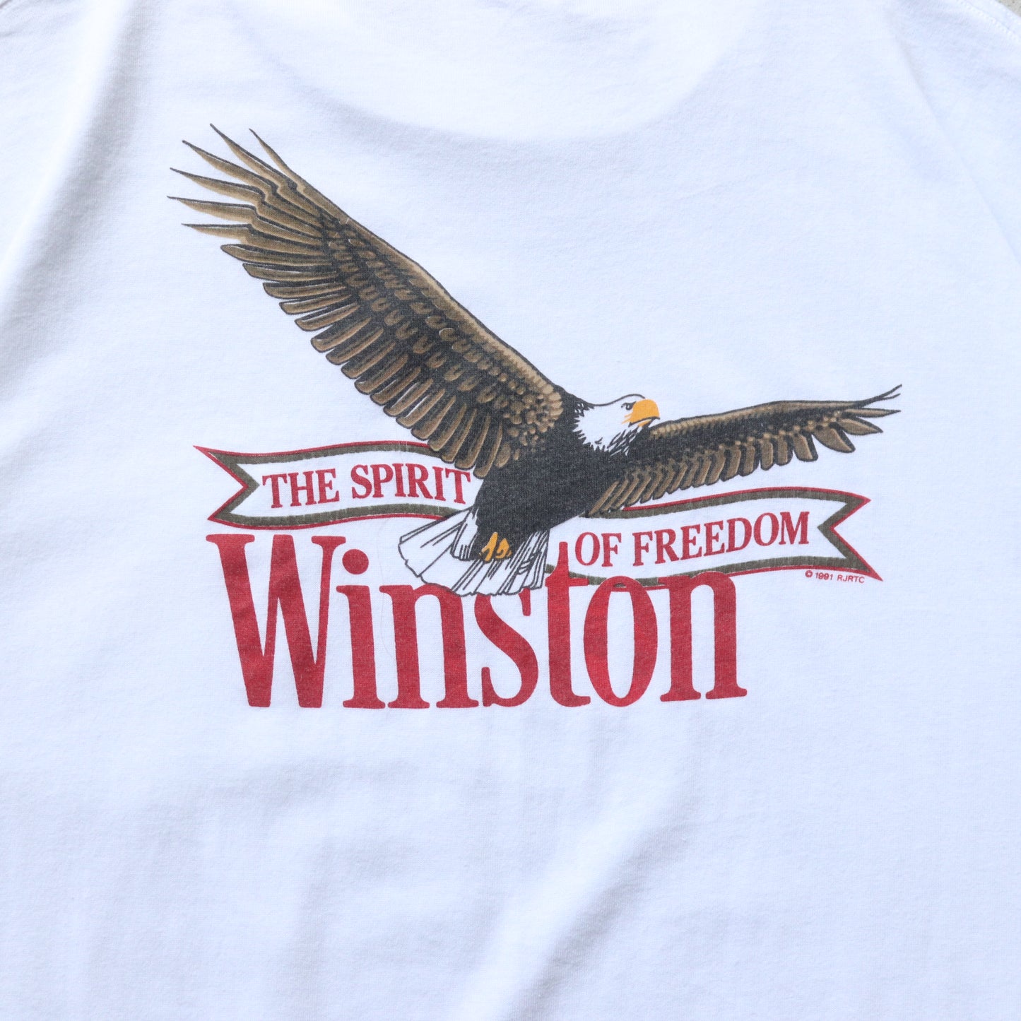 Vintage 1991 Winston Cigarettes Spirit of Freedom Tee - XL