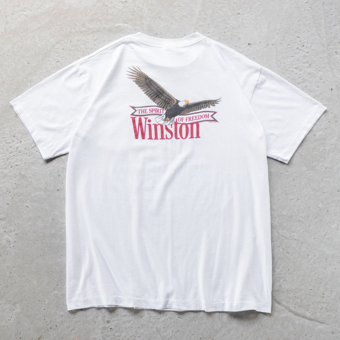 Vintage 1991 Winston Cigarettes Spirit of Freedom Tee - XL